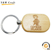 Unique Design Customized Shape Keychain & Wood Key Ring